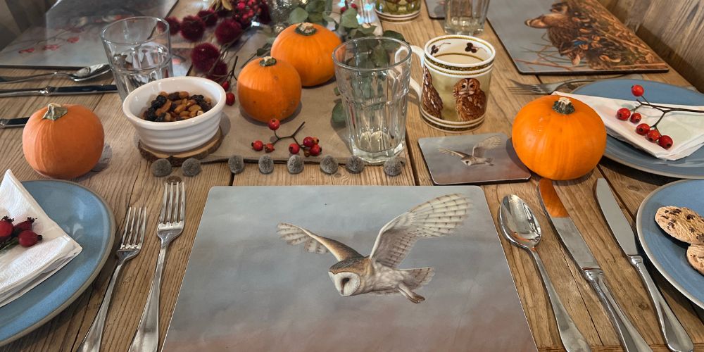 Style your autumn suppers with wildlife &#x1f342;