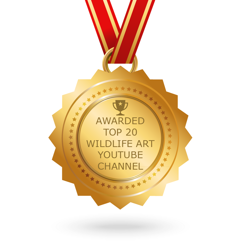 My YouTube Channel Ranks 4th Of Best Wildlife Art YouTubers