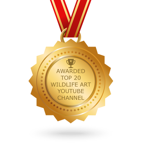 My YouTube Channel Ranks 4th Of Best Wildlife Art YouTubers