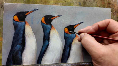 Film | Painting a New Penguin Art Collection | Wildlife Art