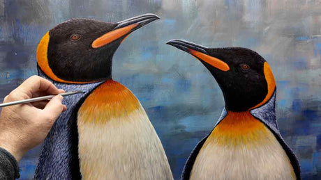 Film | Painting King Penguins | Wildlife Art