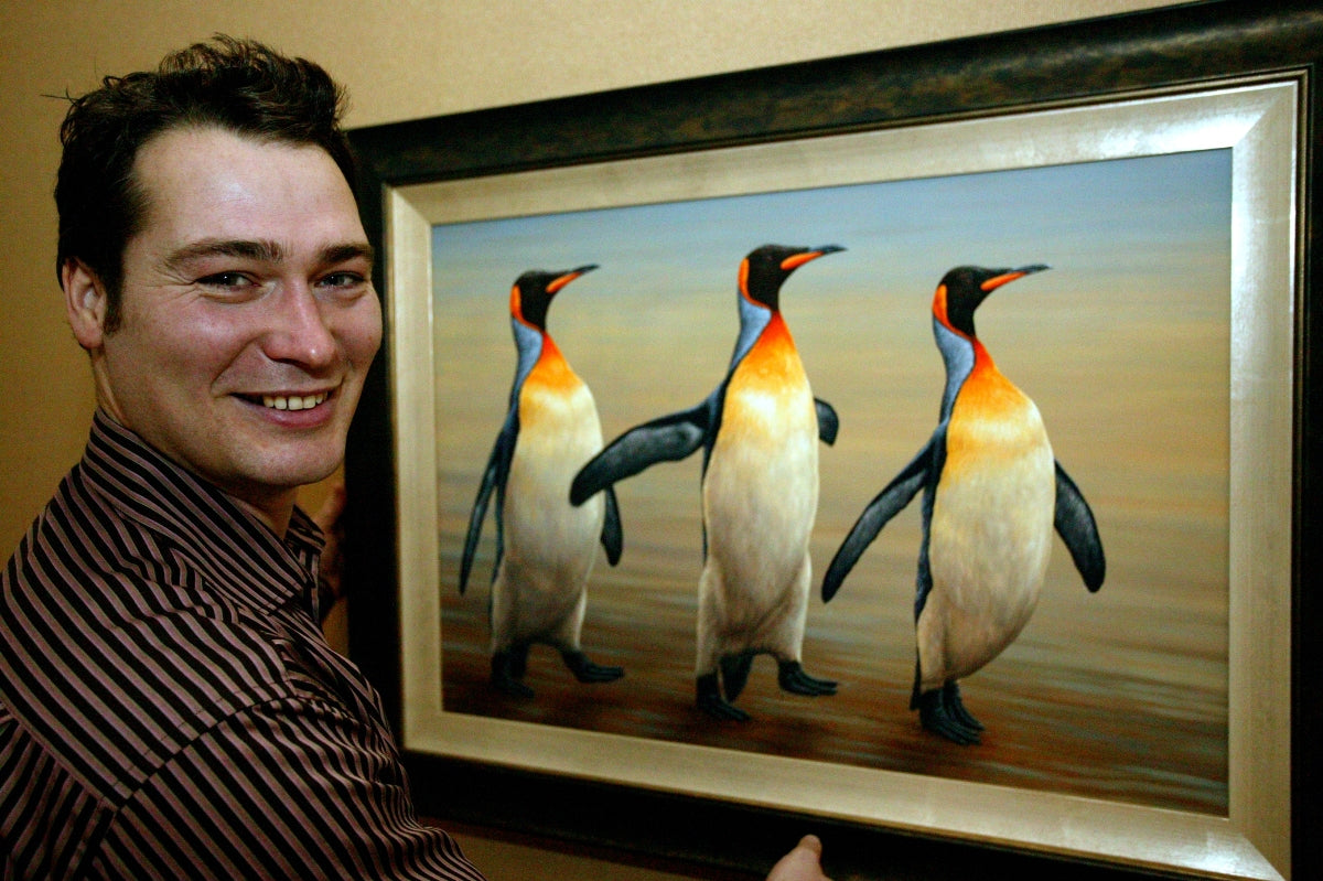 How Antarctica inspired my colourful penguin art