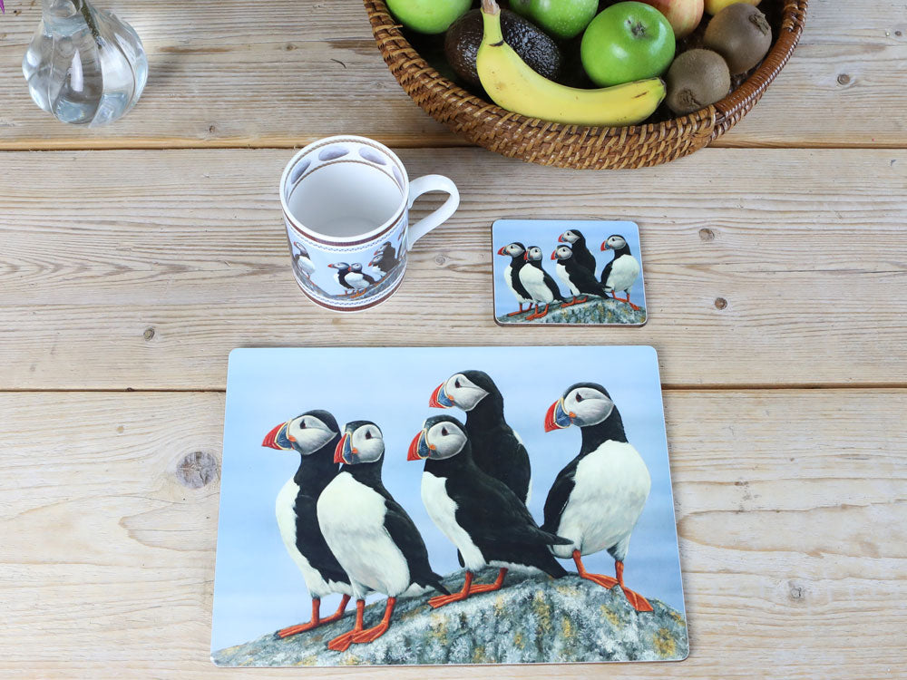 1000X750-Puffin-Placemat,-Coaster,-Mug-Lifestyle