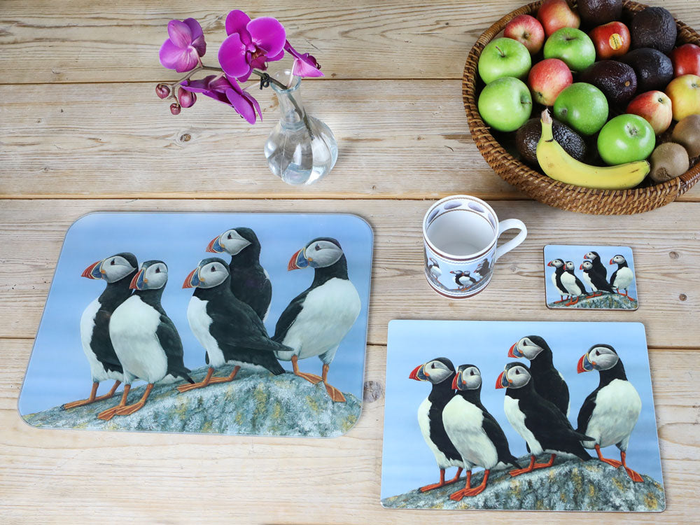 1000X750-Puffin-Worktop-Saver,-Placemat,-Coaster,-Mug-Lifestyle