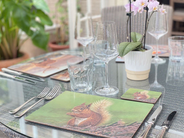 Squirrel Placemat | Luxury Tablemat