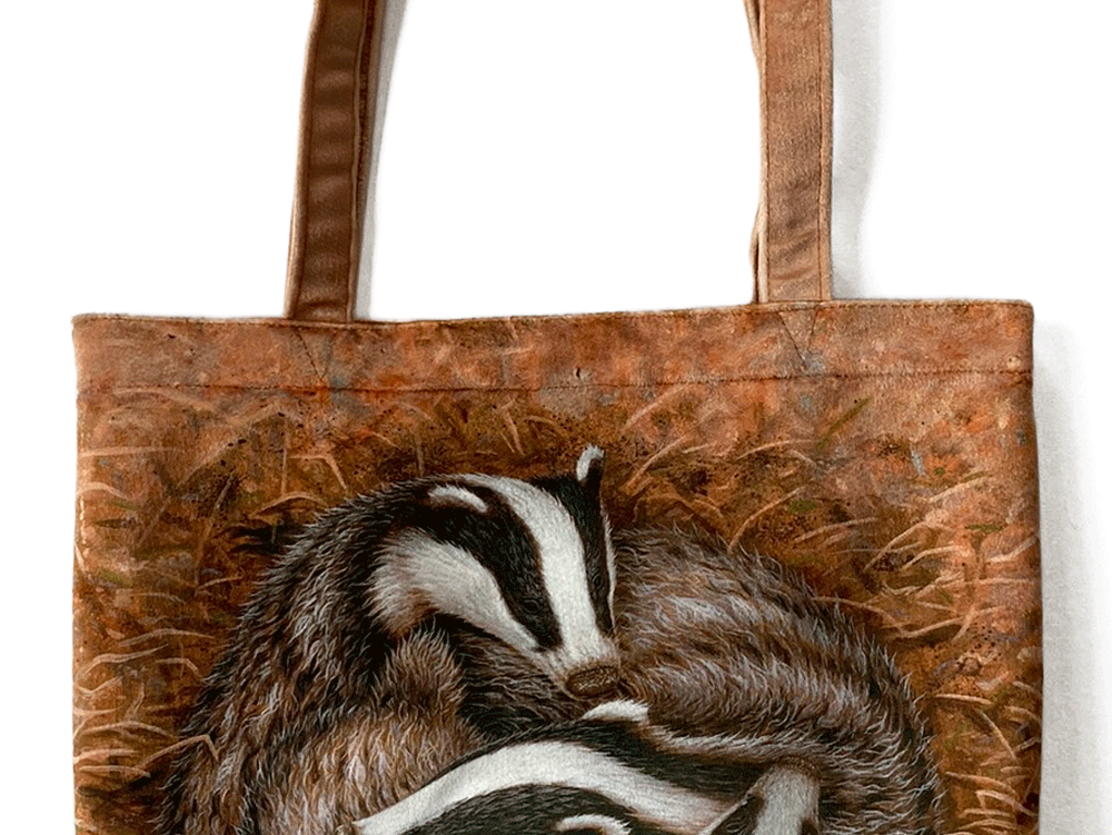 Badger | Sac fourre-tout en velours de luxe