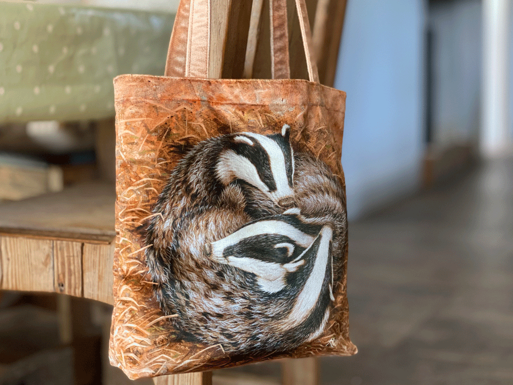 Badger | Sac fourre-tout en velours de luxe