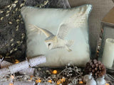 Barn owl cushion