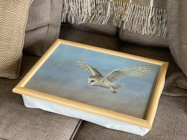 Barn Owl Laptray  | Luxury Bean Bag Cushioning