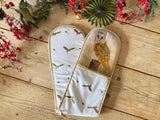 Barn Owl Double Oven Glove