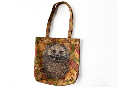 Hedgehog | Luxury Velvet Tote Bag