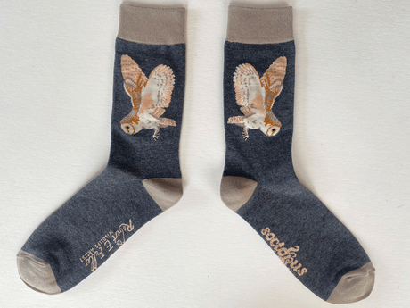 Chouette effraie | Chaussettes de luxe