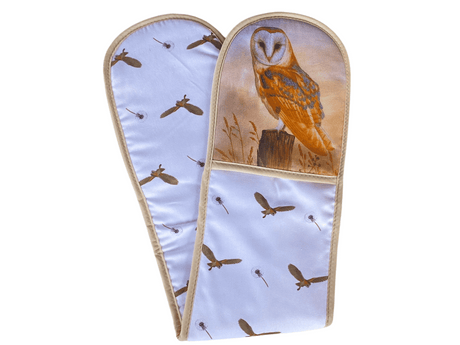 Barn Owl Double Oven Glove