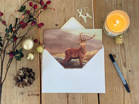 christmas-red-stag-envelope