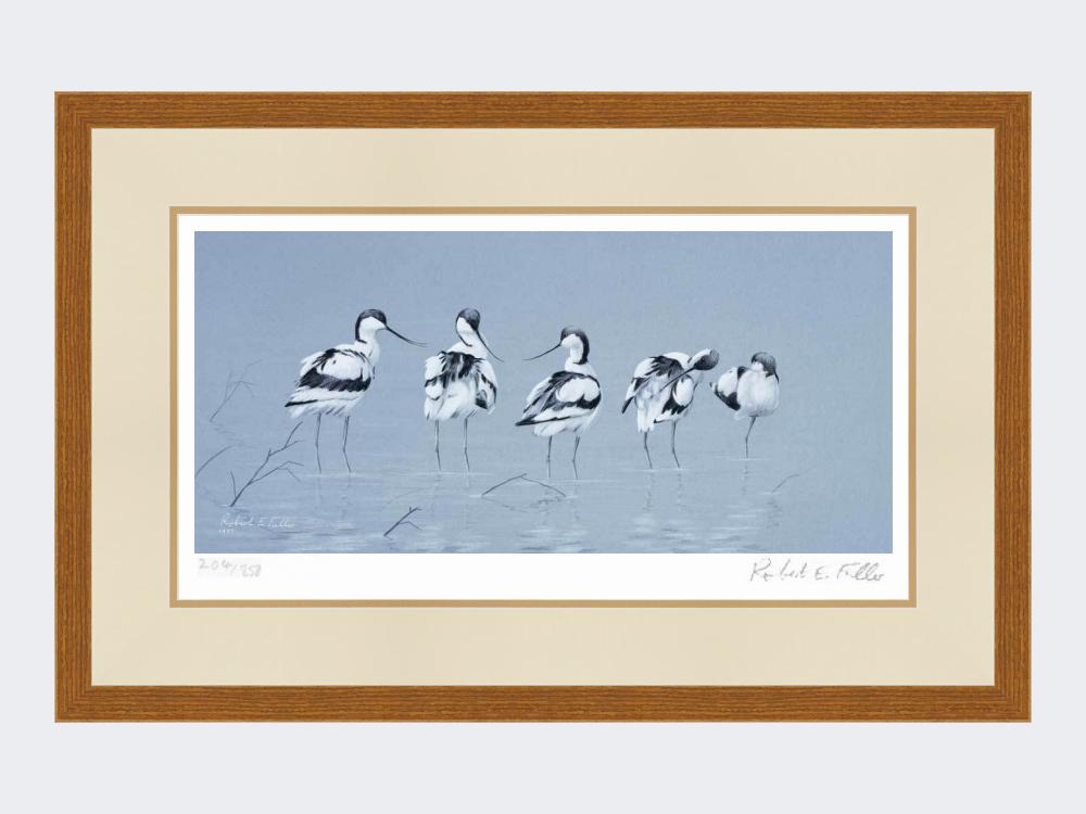 Avocets-Print-Rustic-Country