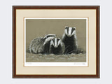 Badger-and-Two-Cubs-Print-Harvest-Twist