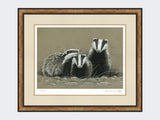 Badger-and-Two-Cubs-Print-Small-Light-Burr