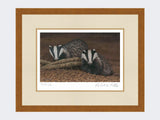 Badger-on-Night-Watch-Print-Rustic-Country