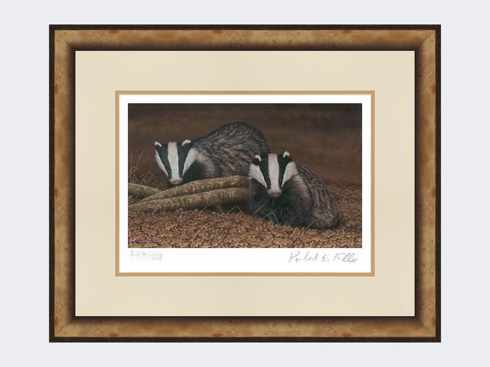 Badger-on-Night-Watch-Print-Small-Light-Burr