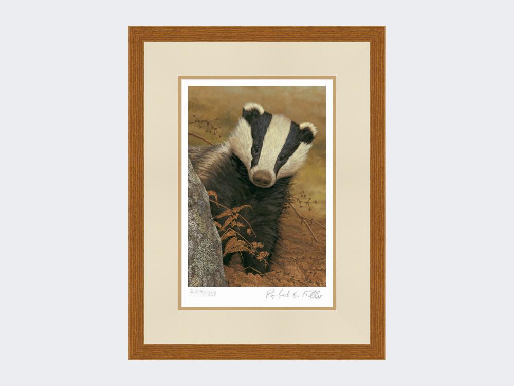 Badger-on-the-Lookout-Rustic-Country