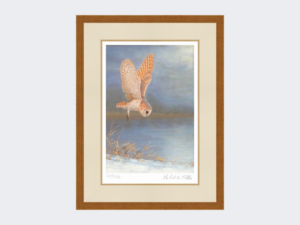 Barn-Owl-On-Silent-Wings-Print-Rustic-Country