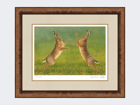 Boxing-Hares-Print-Medium-Walnut-Burr