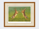 Boxing-Hares-Print-Rustic-Country