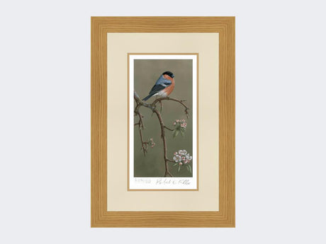 Bullfinch-on-Blossom-Print-Light-Oak