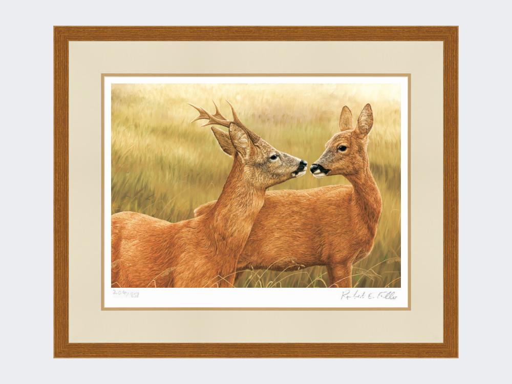 Courting-Roe-Deer-Print-Rustic-Country