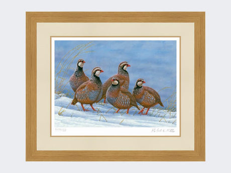 Covey-of-Partridges-Print-Light-Oak