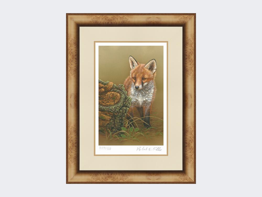 Curious-Fox-Cub-Print-Medium-Light-Burr