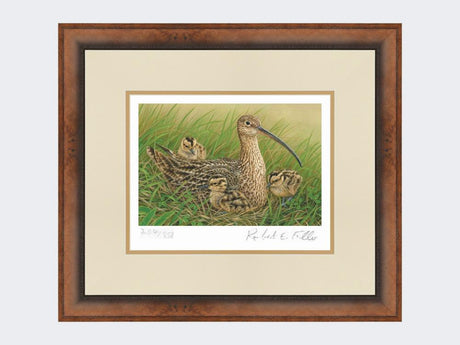 Curlew-and-Chicks-Small-Walnut-Burr