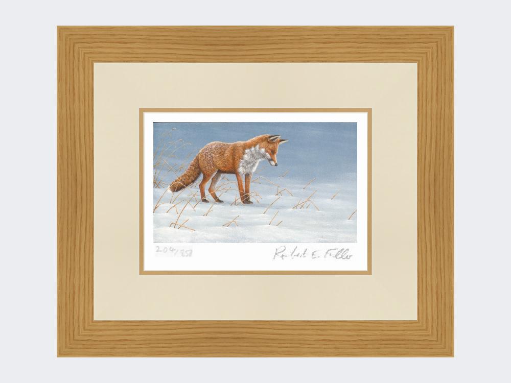 Fox-a-Mousing-Print-Light-Oak