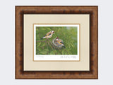 Goldfinch-at-Nest-Print-Medium-Walnut-Burr