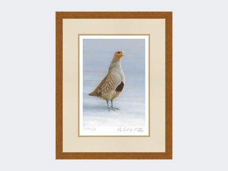 Grey-Partridge-Christmas-Calling-Print-Rustic-Country