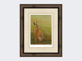 Hare-and-Dandelion-Clocks-Print-Medium-Dark-Grey-Burr