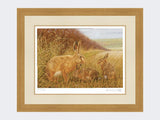 Hare-and-Leverets-Print-Light-Oak