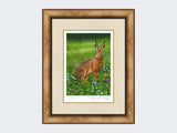 Hare-in-Wildflowers-Print-Medium-Light-Burr