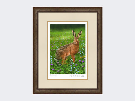 Hare-in-Wildflowers-Print-Small-Dark-Grey-Burr