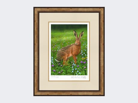 Hare-in-Wildflowers-Print-Small-Light-Burr