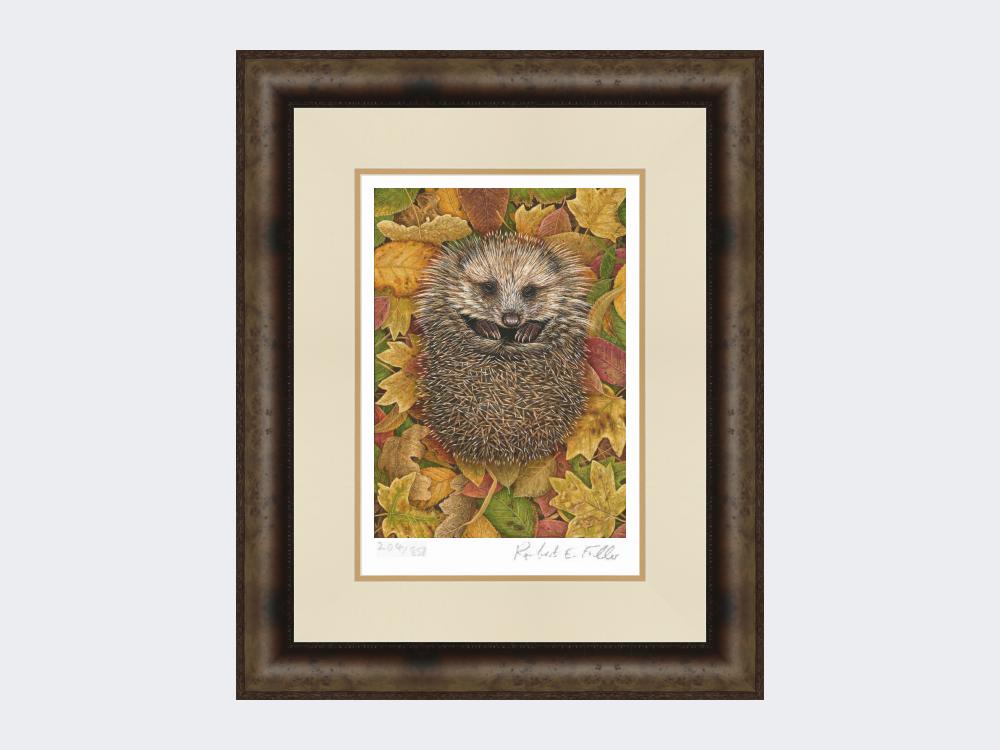 Hedgehog-in-Autumn-Leaves-Print-Medium-Dark-Grey-Burr