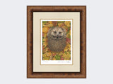 Hedgehog-in-Autumn-Leaves-Print-Medium-Walnut-Burr