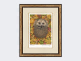 Hedgehog-in-Autumn-Leaves-Print-Small-Light-Burr