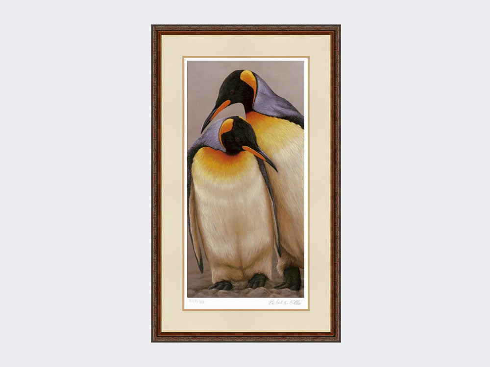 King Penguin Pair | Limited Edition Art Print