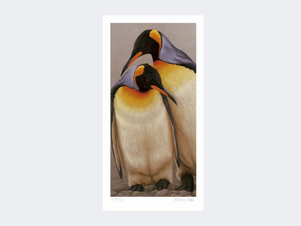 King Penguin Pair | Limited Edition Art Print