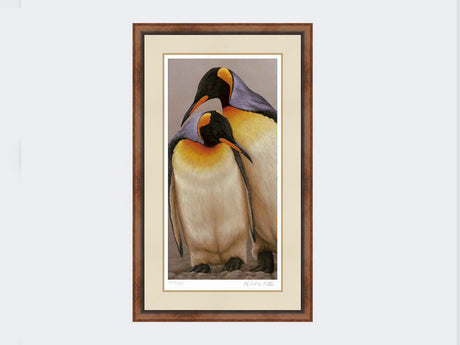 King Penguin Pair | Limited Edition Art Print