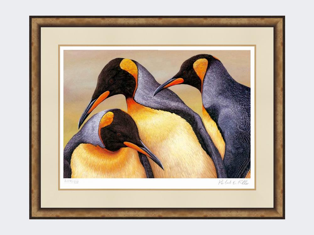 King-Penguins-on-Saunders-Island-Print-Small-Light-Burr