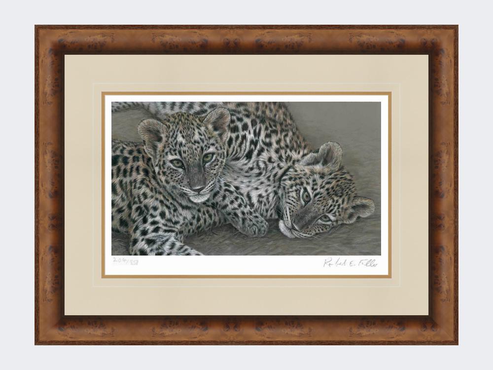 Leopard-Cubs-Limited-Edition-Print-Medium-Walnut-Burr