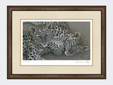 Leopard-Cubs-Limited-Edition-Print-Small-Dark-Grey-Burr