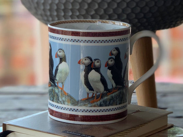 Puffins Mug | Fine Bone China